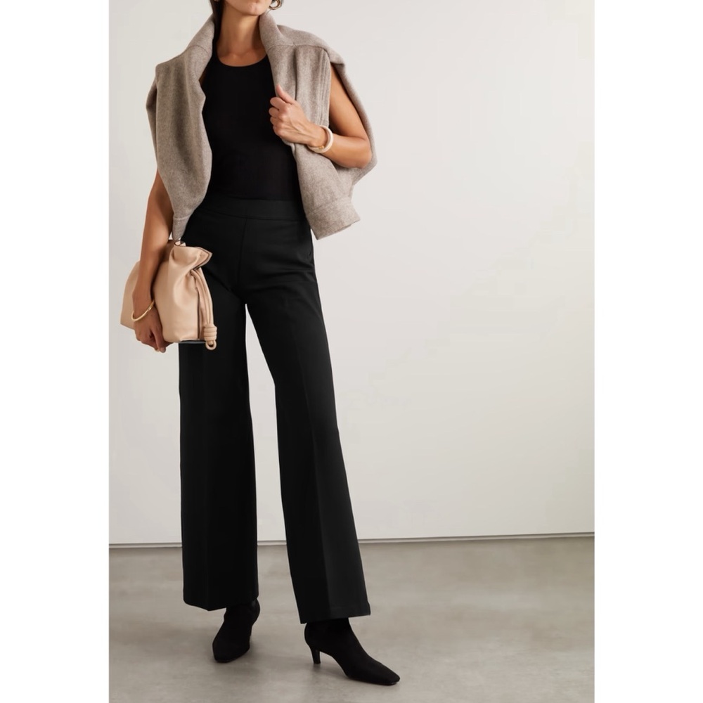 SPANX Perfect Stretch-Ponte Wide-Leg Pants Size Médium